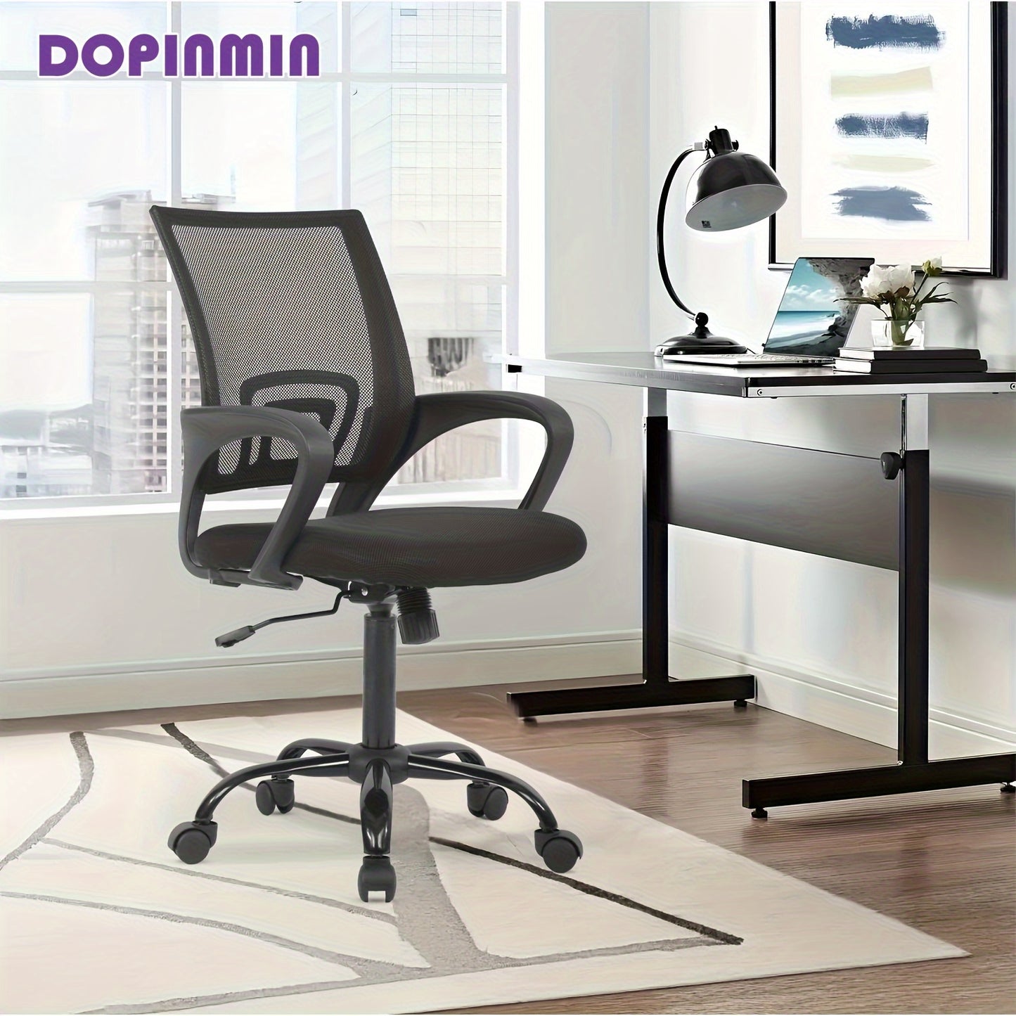 Ergonomic Office Chair Desk Chair Mesh Computer Chair Task Rolling Swivel Chair Back Support Modern Executive Adjustable Chair