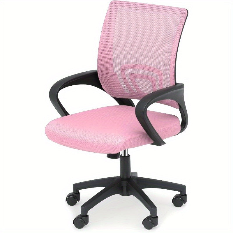 Ergonomic Office Chair with Lumbar Support - Heavy-Duty 300Lbs Capacity, Adjustable Height, Wide Seat Cushion - Swivel Wheels & Five-Star Base - for Home Office, Gaming, Professional Desk - Metal Frame Construction, Office Chair Cushion
