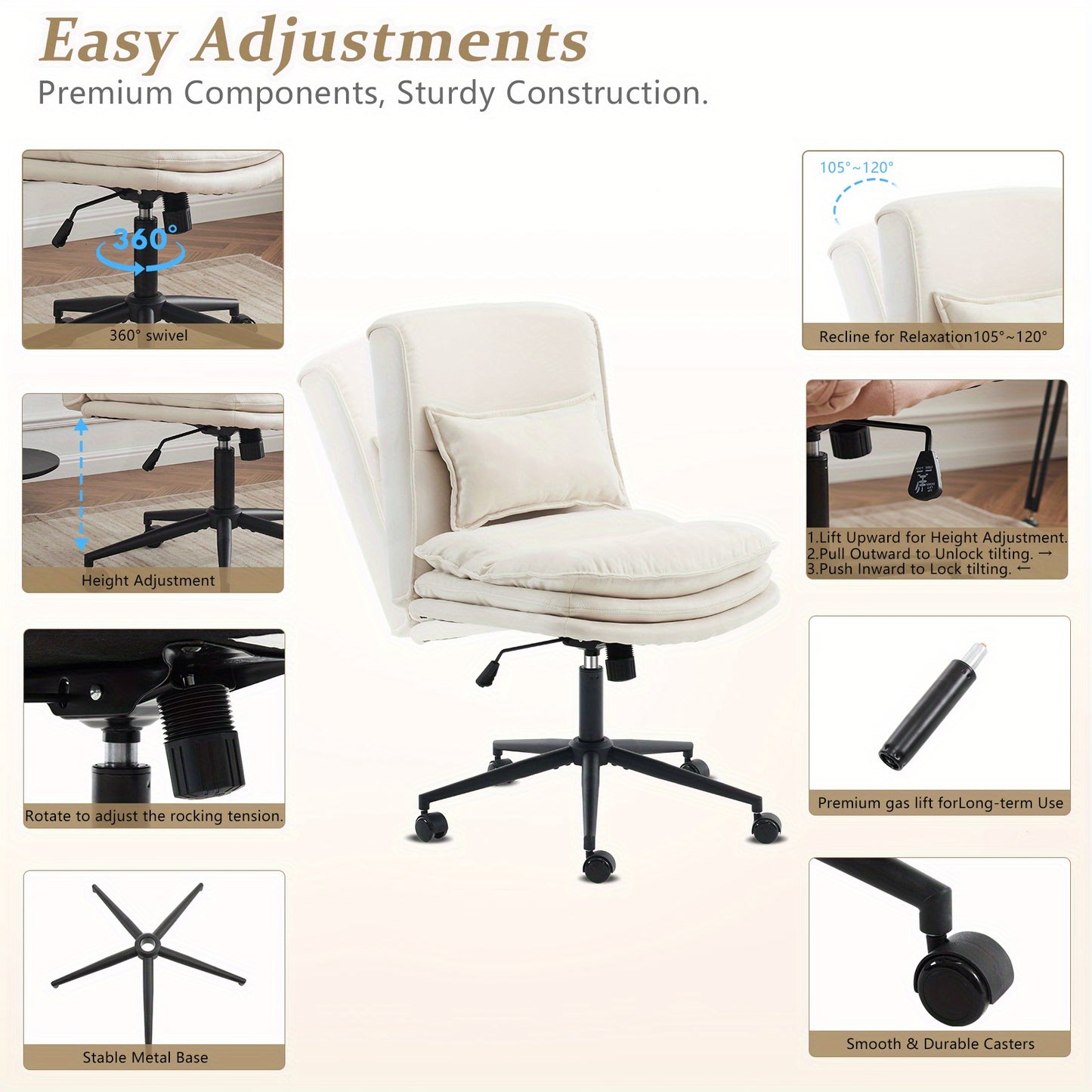 Comfy Criss Cross Legged Chair, 18\