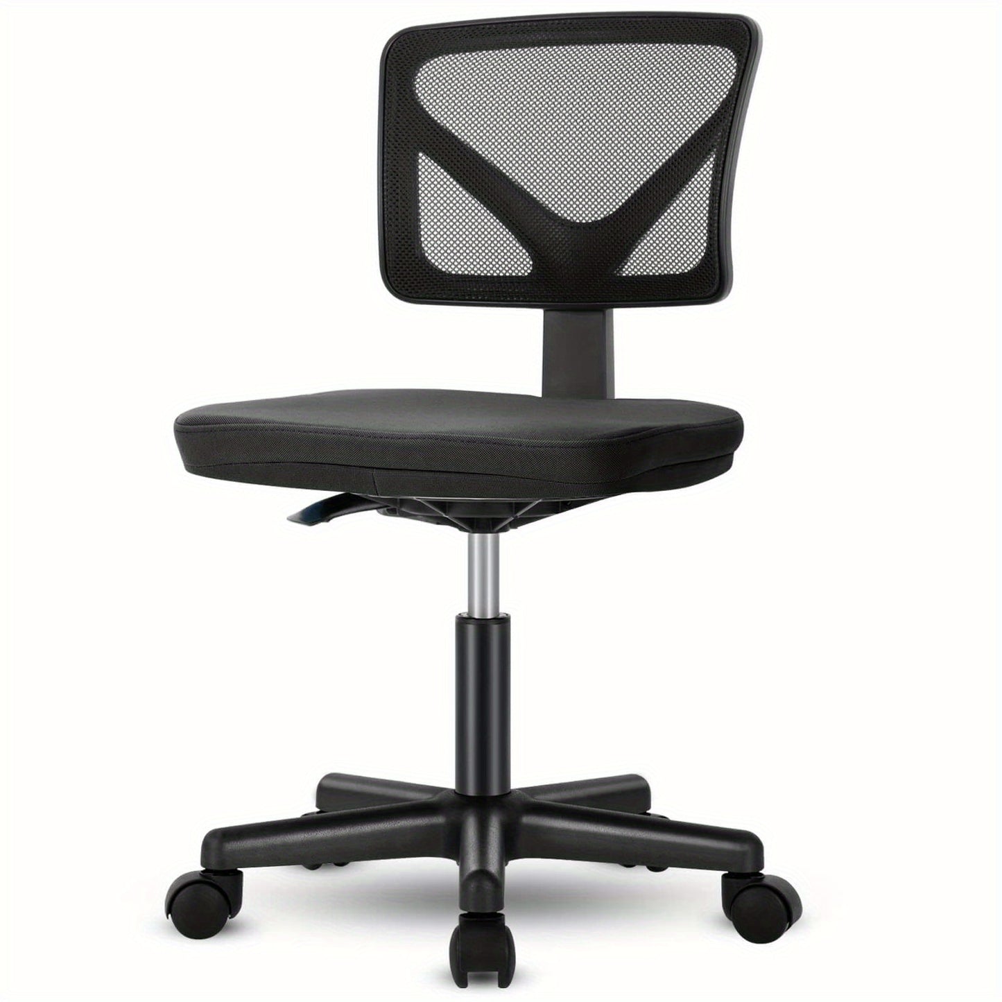 Low Back Mesh Armless Office Chair, Swivel Rolling Computer Chair Armless with Lumbar Support, Suitable for Bedroom Living Room Study Room Etc., Buy Individually Or in Combination, Choose According to Your Needs