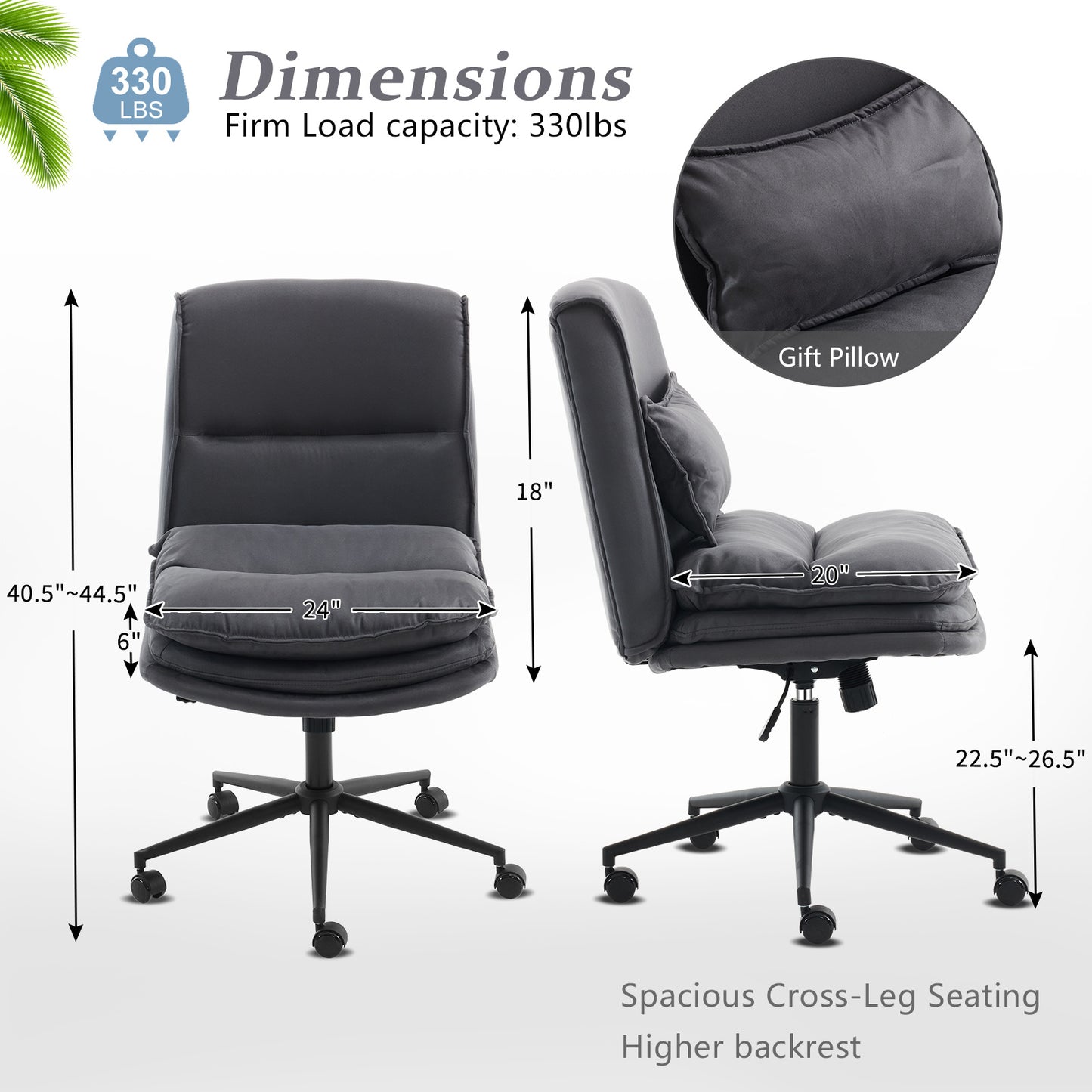 Comfy Criss Cross Legged Chair, 18\