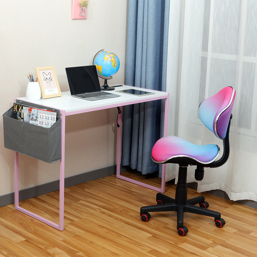 JJS Home Office Low Back Computer Executive Chair, Ergonomic Mesh Chair with Extra Large Base and Pads,