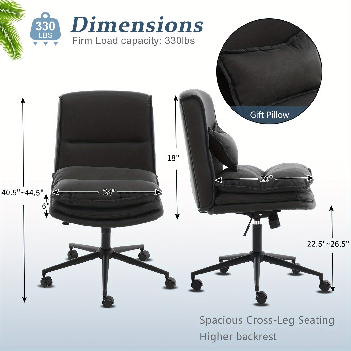 Comfy Criss Cross Legged Chair, 18\