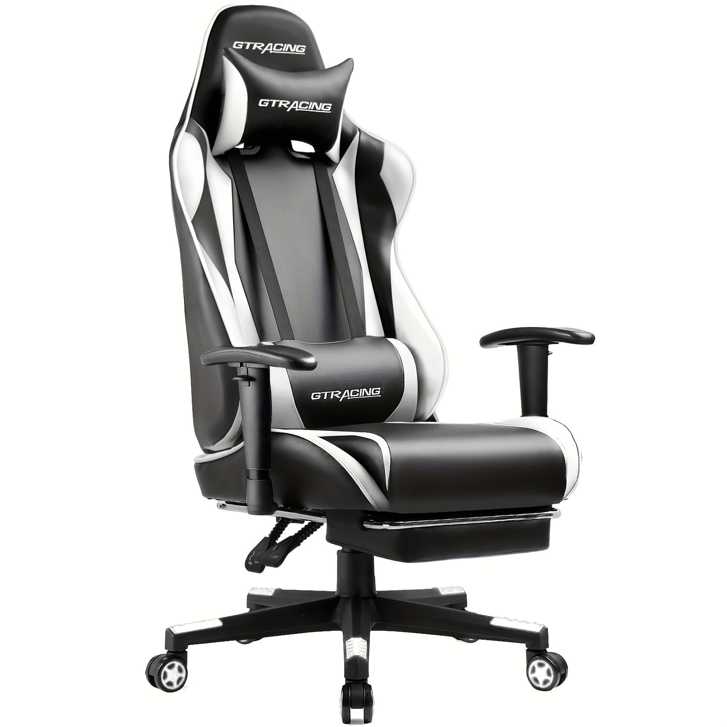Ergonomic Gaming Chair For Gaming, Streaming, And Office Use - Reclining Esports Chair With Adjustable Height, Headrest & Lumbar Support, Heavy-Duty Design (350-400 Lbs Capacity)