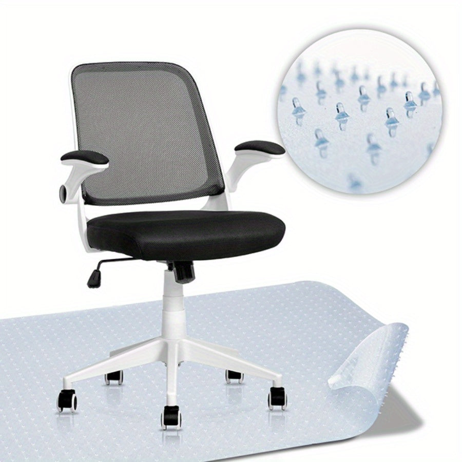 MoNiBloom Ergonomic Mesh Home Office Chair with Adjustable Height, Tilt Tension Control & 5-Wheel Swivel Base - Breathable Rolling Computer Desk Chair with Padded Flip-Up Arms, 250 lbs Capacity, Metal Frame, 24\