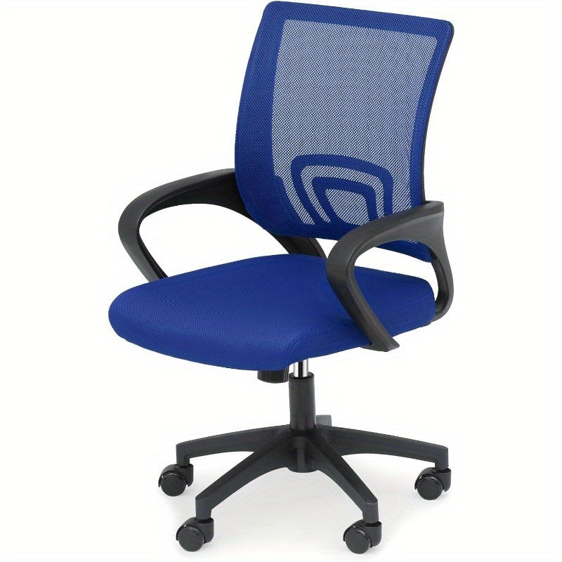Ergonomic Office Chair with Lumbar Support - Heavy-Duty 300Lbs Capacity, Adjustable Height, Wide Seat Cushion - Swivel Wheels & Five-Star Base - for Home Office, Gaming, Professional Desk - Metal Frame Construction, Office Chair Cushion