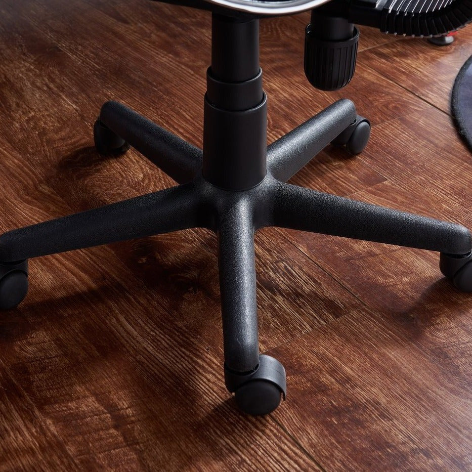 JJS Home Office Low Back Computer Executive Chair, Ergonomic Mesh Chair with Extra Large Base and Pads,