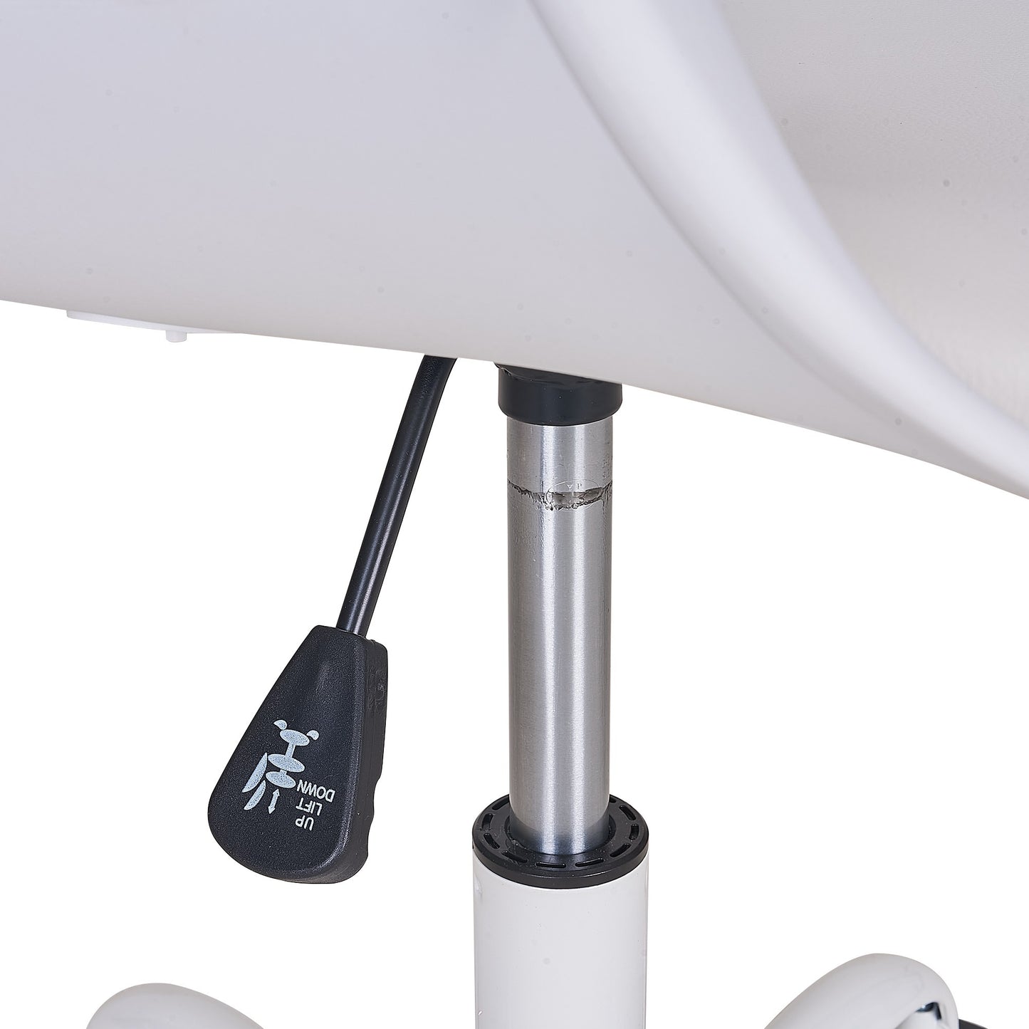 VECELO Height Adjustable Office Chair with Armrests and 360° Swivel Wheels, Mid-Back Chair for Home Office Room