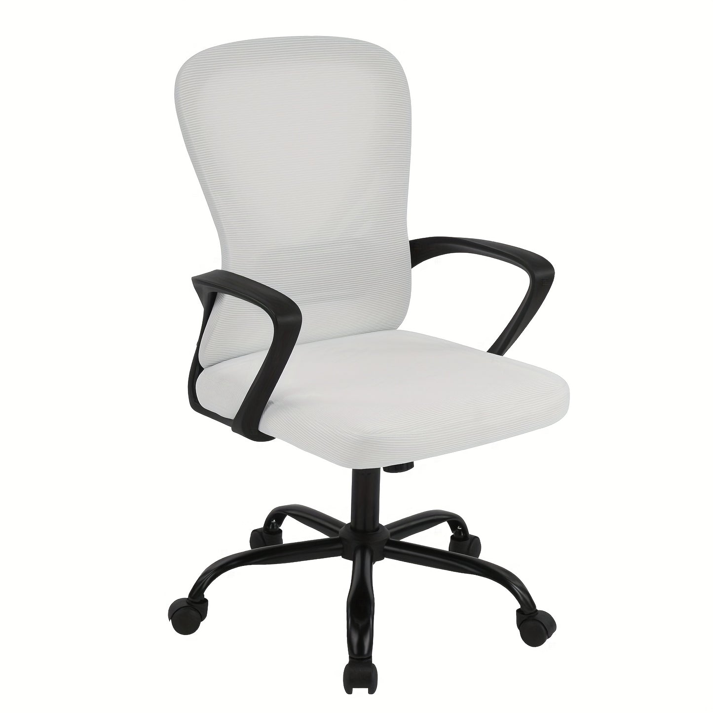Ergonomic Office Chair, Mesh Home Office Chair, Lumbar Support, Height Adjustable, 360° Five-wheel Swivel Chair, Breathable Mesh Back & Comfortable Seat & Lumbar Support, Partner Chair For Office And Conference Room & Best Choice For Office People