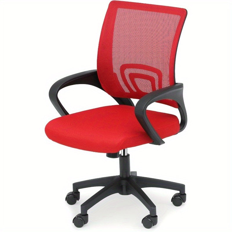 Ergonomic Office Chair with Lumbar Support - Heavy-Duty 300Lbs Capacity, Adjustable Height, Wide Seat Cushion - Swivel Wheels & Five-Star Base - for Home Office, Gaming, Professional Desk - Metal Frame Construction, Office Chair Cushion