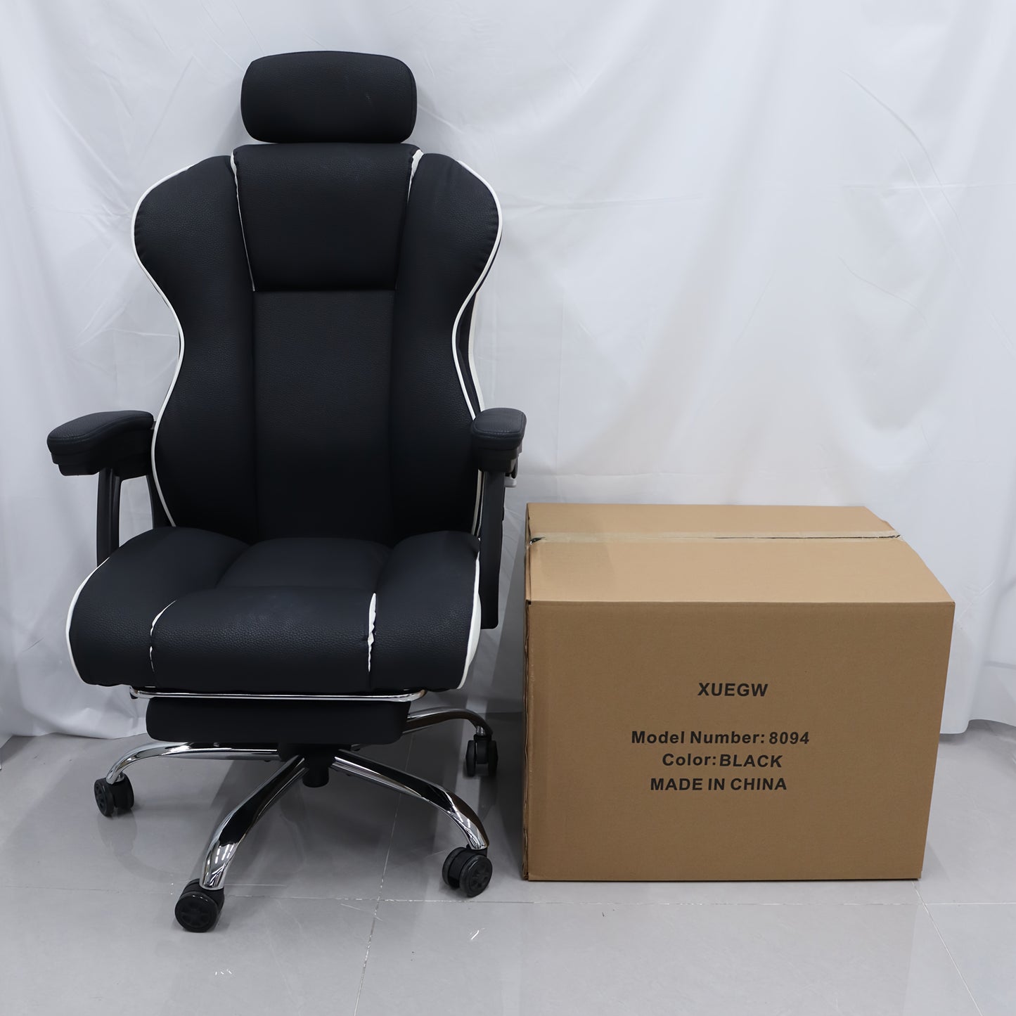 Ergonomic Adjustable Height Computer Chair, Metal Frame with Memory Foam Cushion, Open Back, Swivel, Armrests, and Wheels - Home Office Desk Chair, Home Office Chair | Contemporary Design | Metal Frame Chair, Office Chair Cushion