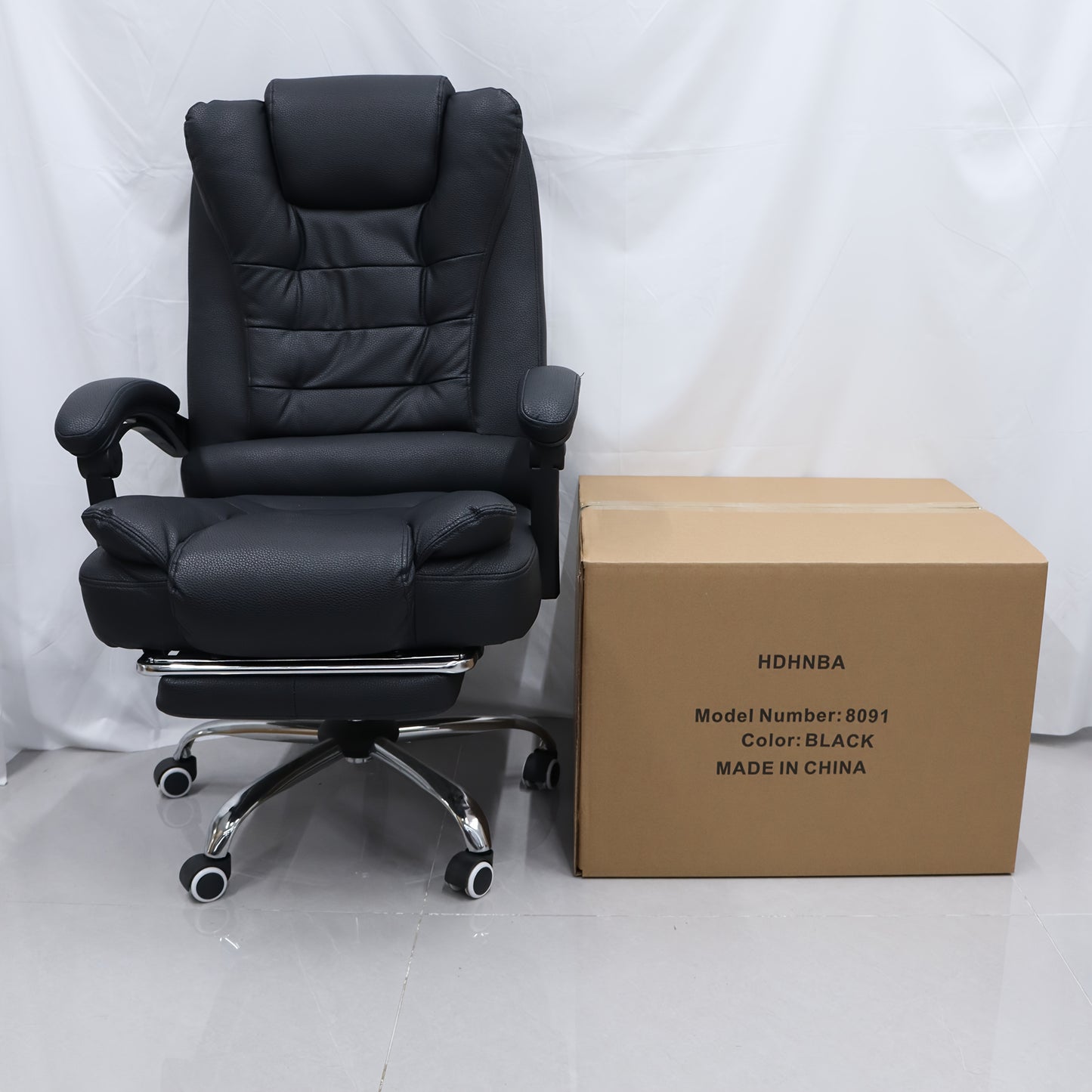 EXecutive Computer Chair Home Office Desk Chair, Adjustable Angle, Ergonomic Adjustable Height Chairs With Cushions Armrest For Long Time Seating-High Office Chair With Footrest