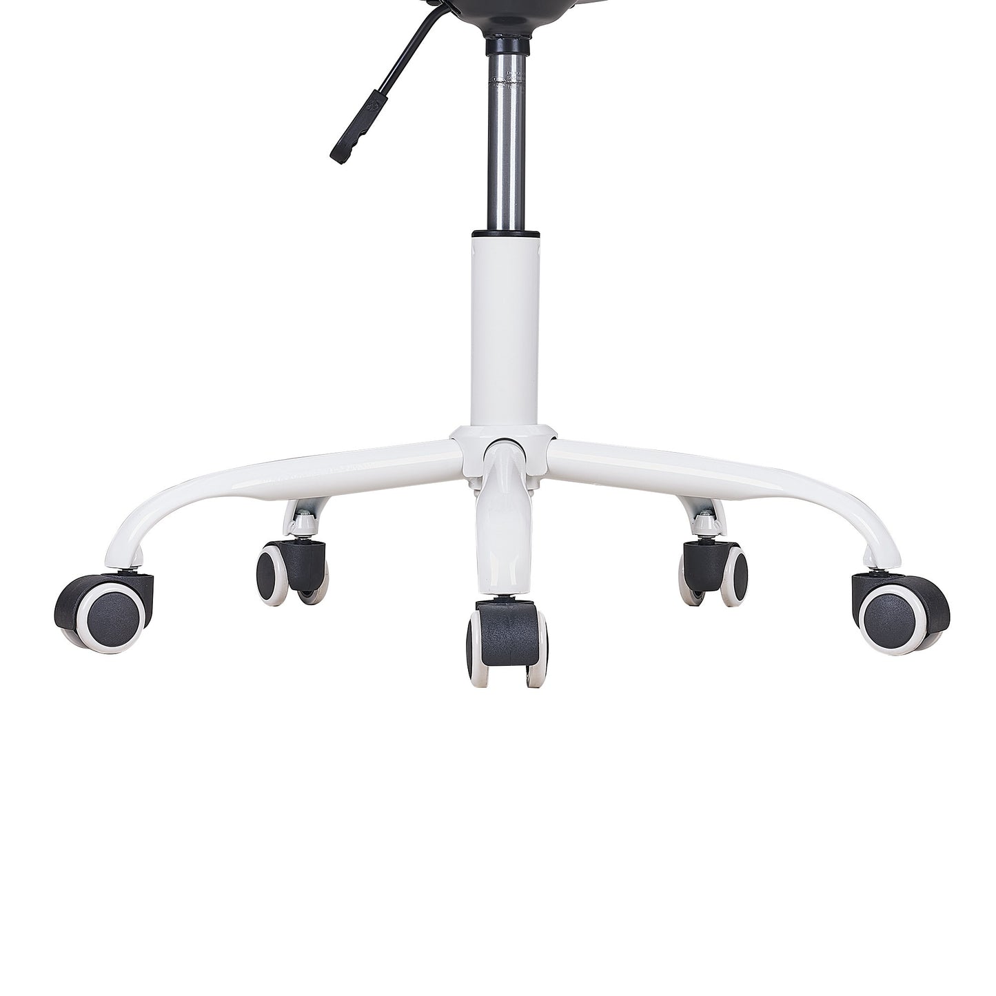 VECELO Height Adjustable Office Chair with Armrests and 360° Swivel Wheels, Mid-Back Chair for Home Office Room