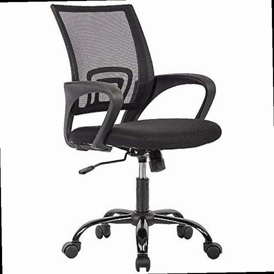 BestOffice Office Chair Ergonomic Cheap Desk Chair Mesh Computer Chair Lumbar Support Modern Executive Adjustable Stool Rolling Swivel Chair for Back Pain Black