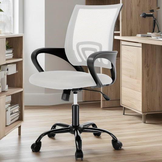 Ergonomic Office Chair Desk Chair Mesh Computer Chair Task Rolling Swivel Chair Back Support Modern Executive Adjustable Chair