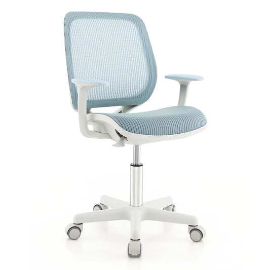 LIFEZEAL Desk Chair Swivel Mesh Computer Chair W\u002F Adjustable Height Purple