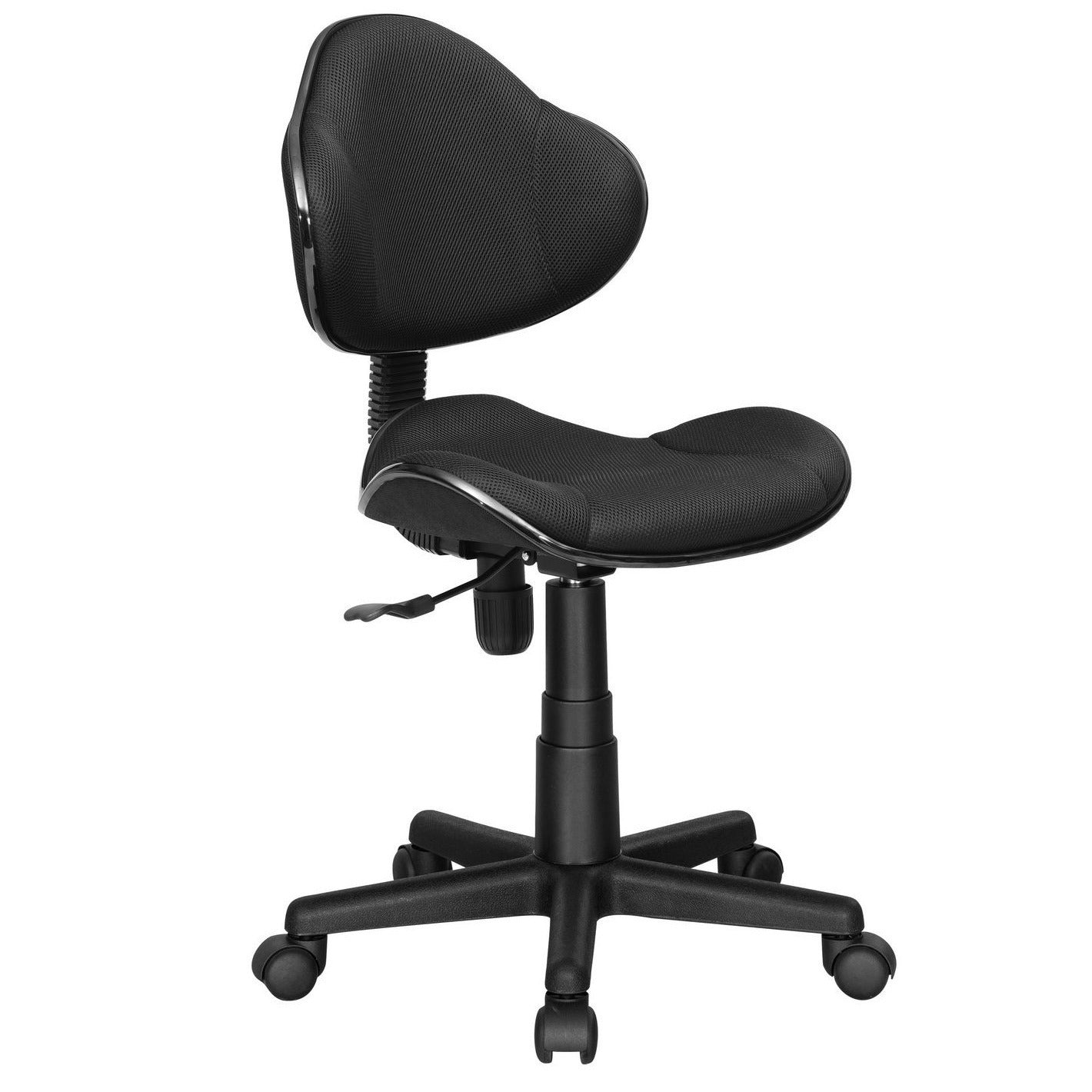 JJS Home Office Low Back Computer Executive Chair, Ergonomic Mesh Chair with Extra Large Base and Pads,