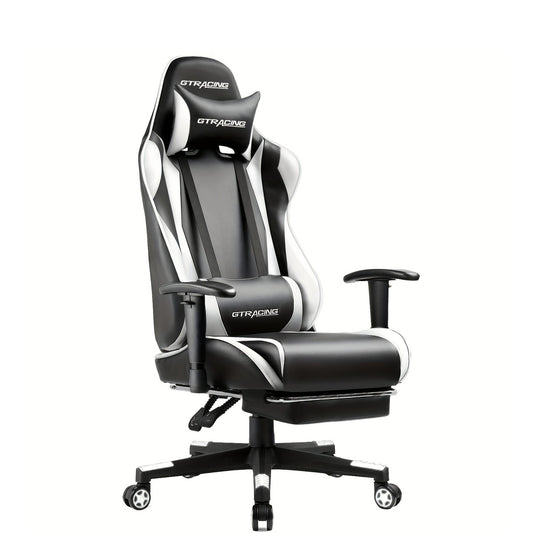 Ergonomic Gaming Chair For Gaming, Streaming, And Office Use - Reclining Esports Chair With Adjustable Height, Headrest & Lumbar Support, Heavy-Duty Design (350-400 Lbs Capacity)